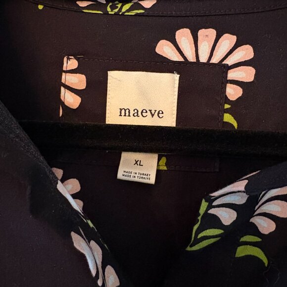 Anthropologie Bettina Tiered Shirt Dress by Maeve-- Size XL--with pockets! - Picture 7 of 7